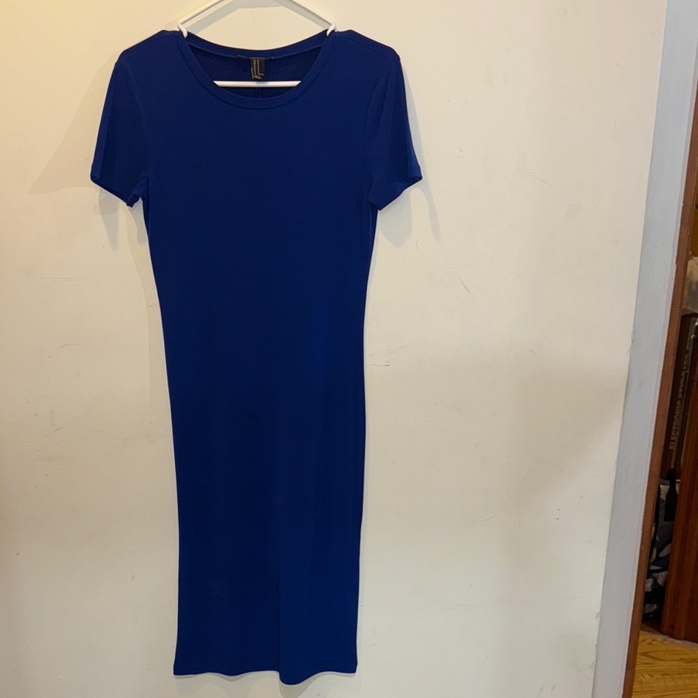 Elegant Blue Women's Dress